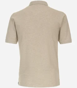 CASA MODA comfort fit heren polo, beige