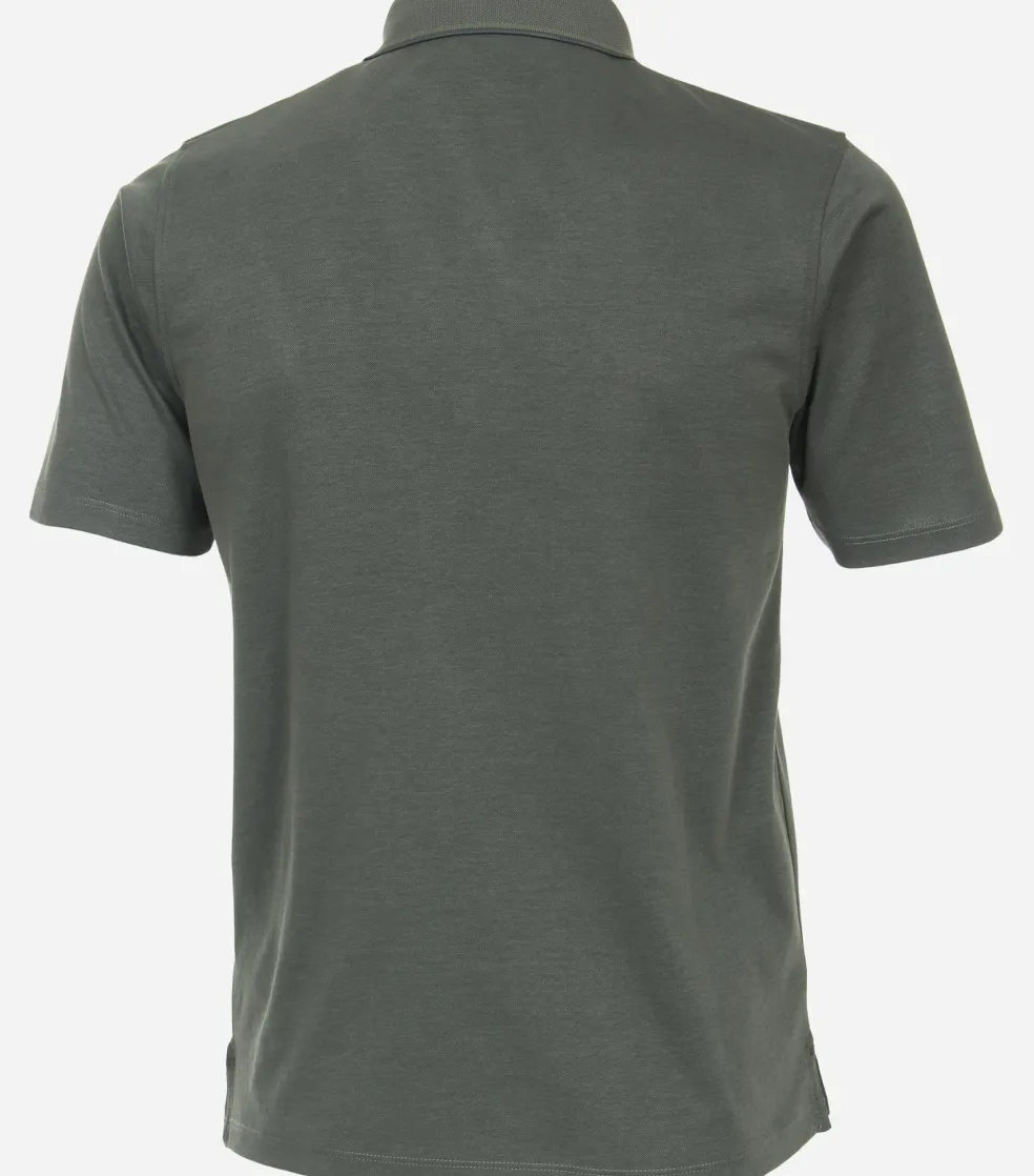 CASA MODA comfort fit heren polo, groen