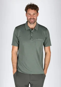CASA MODA comfort fit heren polo, groen