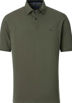 CASA MODA comfort fit heren polo, groen