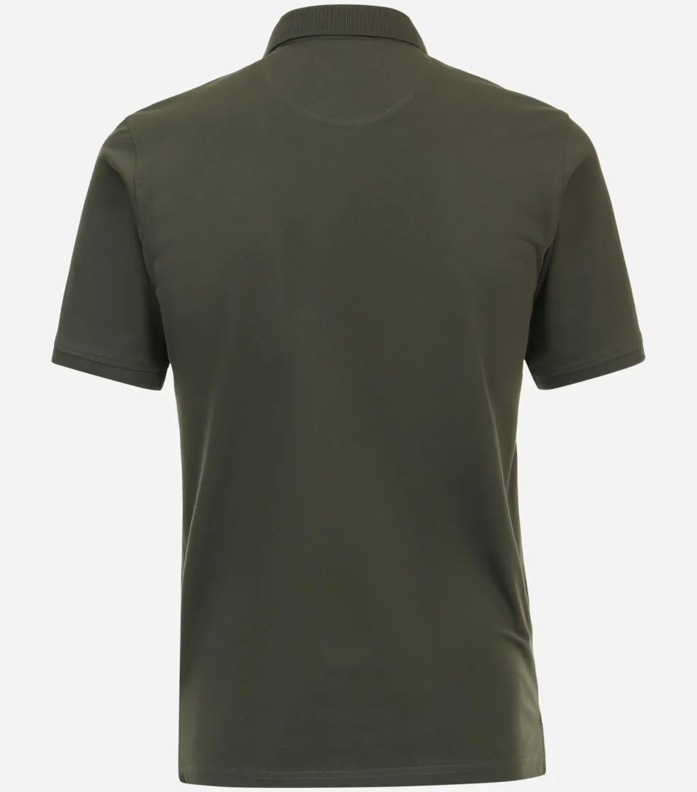CASA MODA comfort fit heren polo, groen