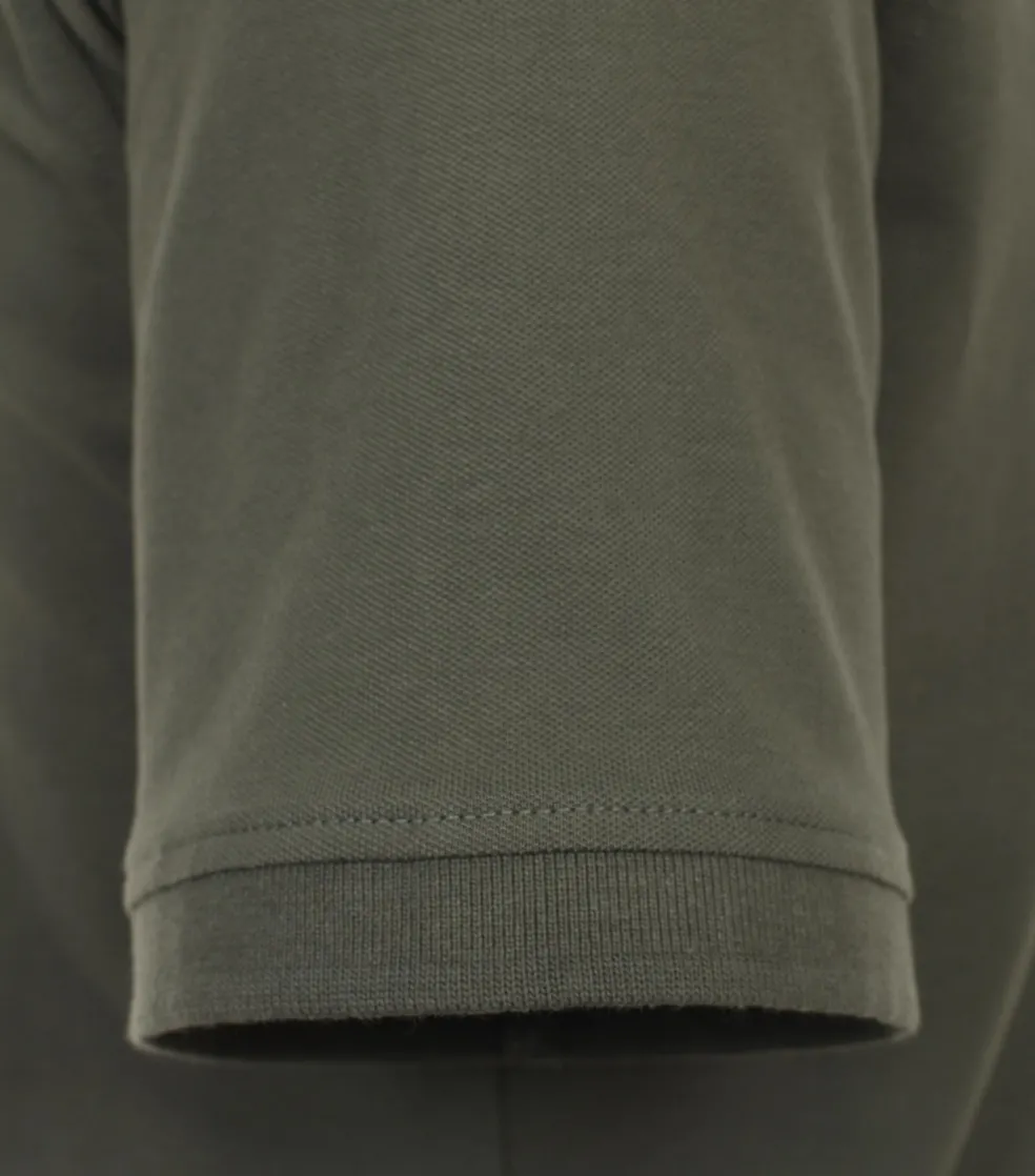 CASA MODA comfort fit heren polo, groen