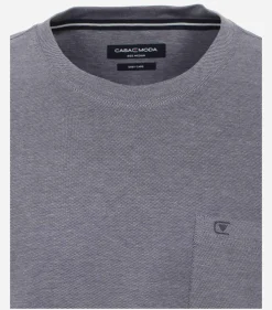 CASA MODA comfort fit heren T-shirt, blauw
