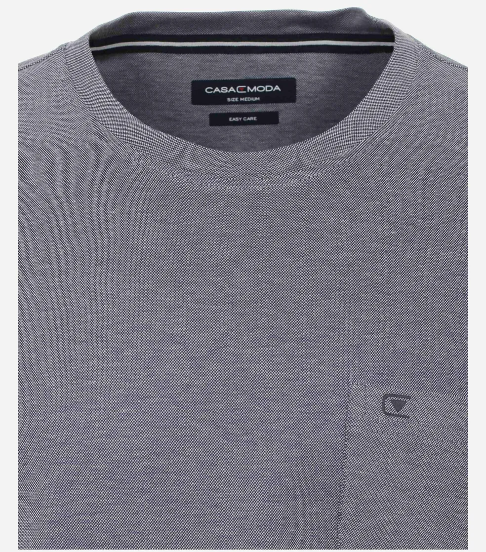 CASA MODA comfort fit heren T-shirt, blauw