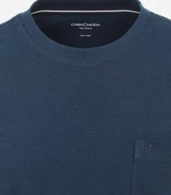 CASA MODA comfort fit heren T-shirt, blauw