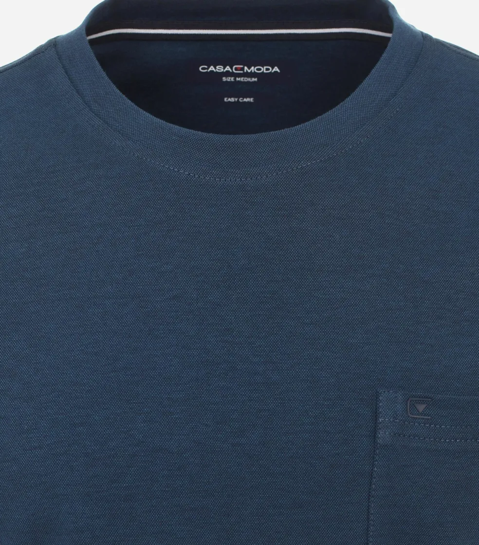 CASA MODA comfort fit heren T-shirt, blauw