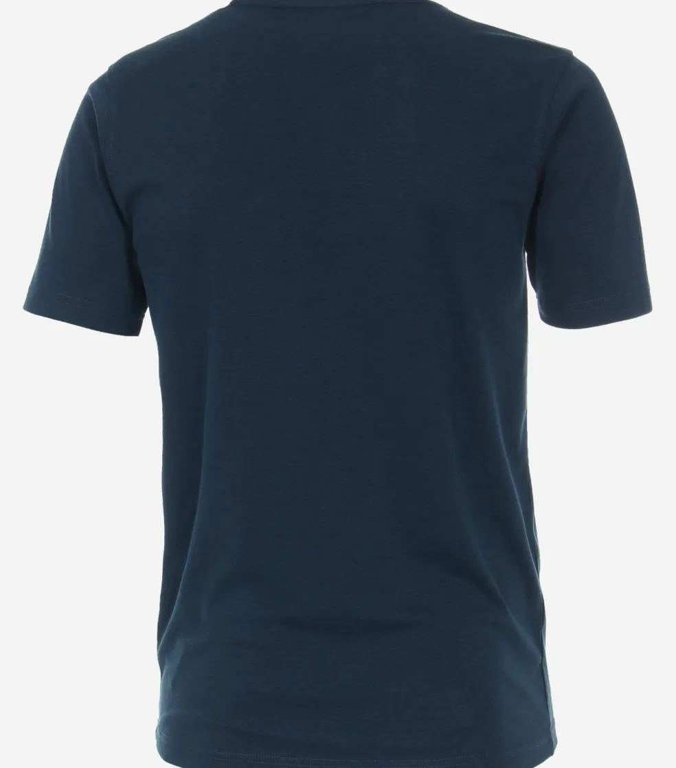 CASA MODA comfort fit heren T-shirt, blauw