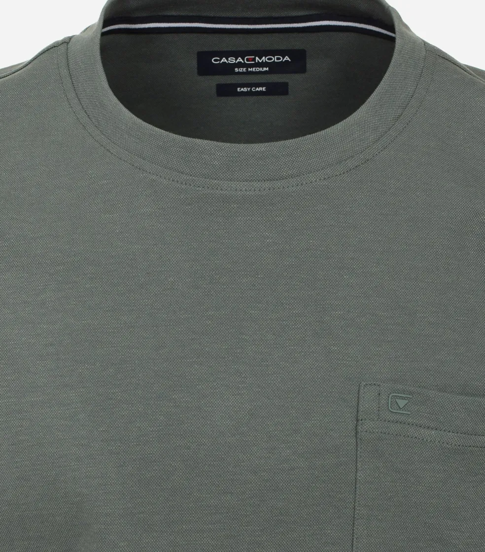 CASA MODA comfort fit heren T-shirt, groen