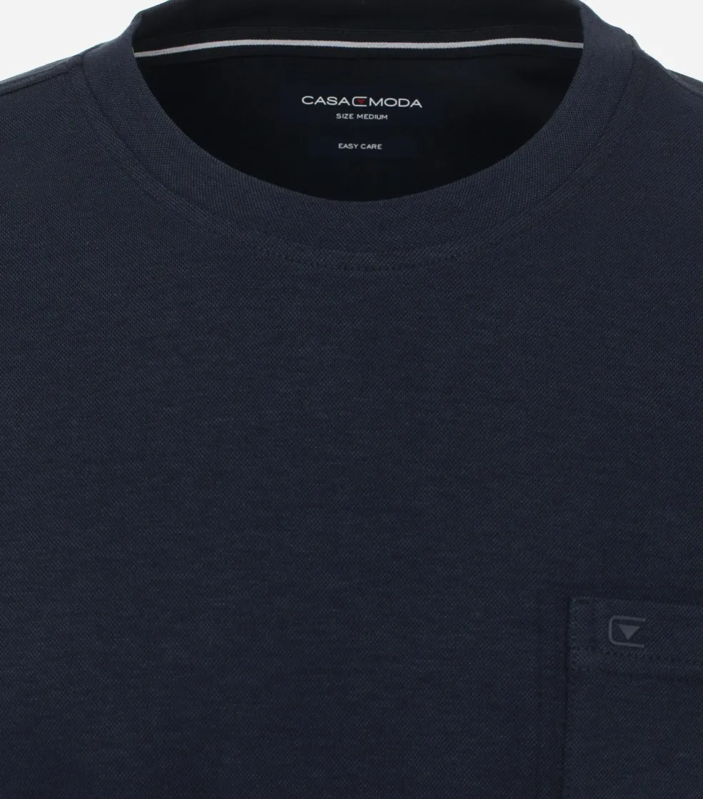 CASA MODA comfort fit heren T-shirt, blauw