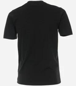 CASA MODA comfort fit heren T-shirt, zwart