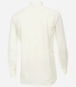 CASA MODA comfort fit overhemd (verborgen knopen), popeline, beige