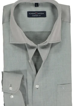 CASA MODA comfort fit overhemd, grijs twill