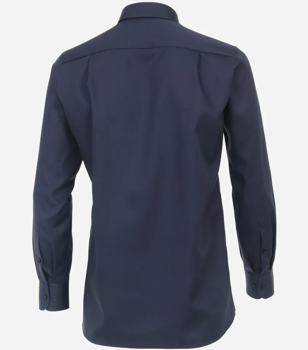 CASA MODA comfort fit overhemd, mouwlengte 7, twill, blauw