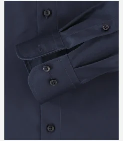 CASA MODA comfort fit overhemd, twill, blauw