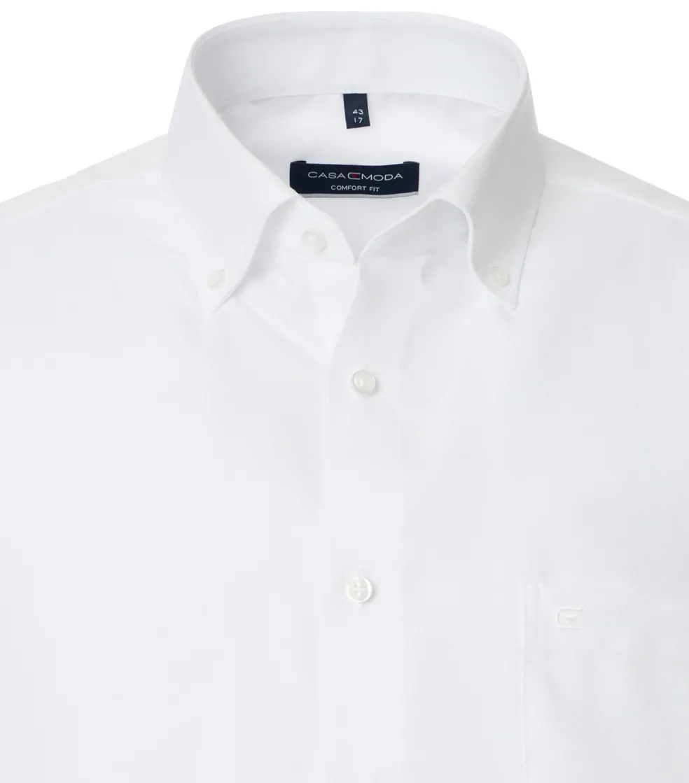 CASA MODA comfort fit overhemd, Oxford, wit