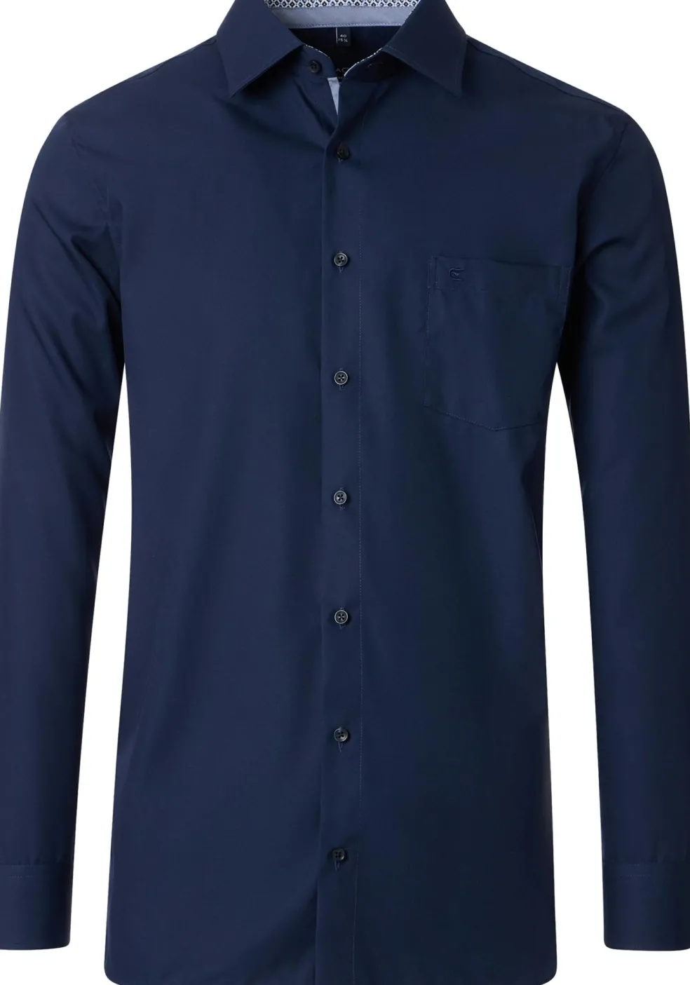 CASA MODA comfort fit overhemd, popeline, blauw
