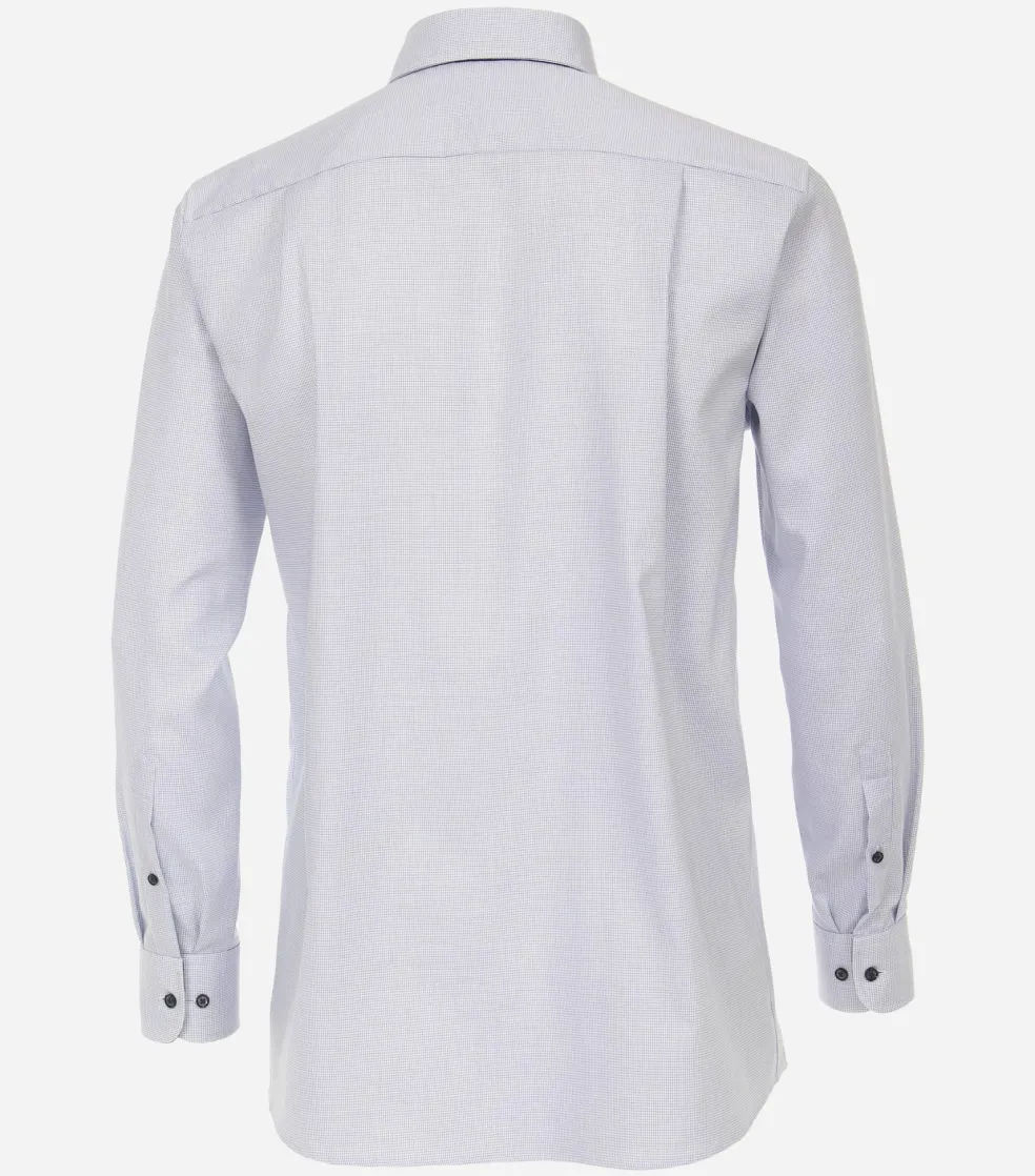 CASA MODA comfort fit overhemd, dobby, blauw