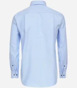 CASA MODA comfort fit overhemd, dobby, blauw