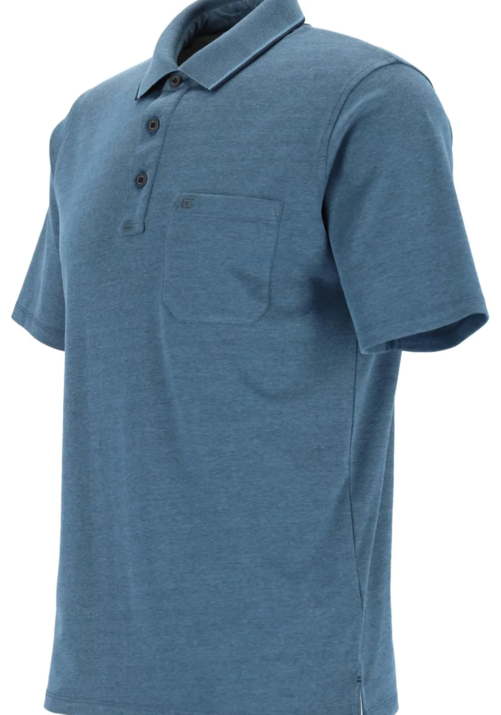 CASA MODA comfort fit poloshirt, blauw melange