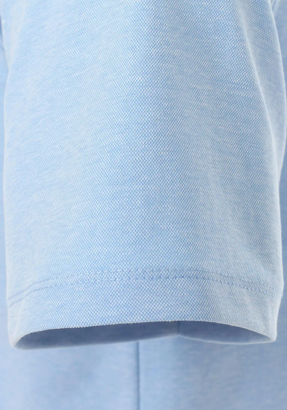 CASA MODA comfort fit poloshirt, lichtblauw melange