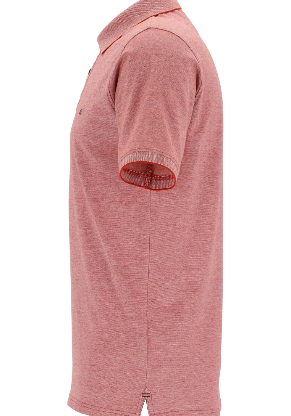 CASA MODA comfort fit poloshirt, stretch, rood melange
