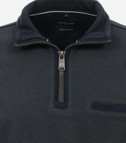 CASA MODA comfort fit schipperstrui, grijs melange
