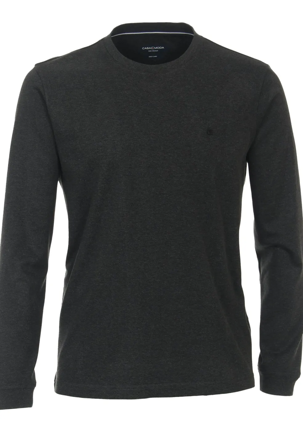 CASA MODA comfort fit T-shirt lange mouw, grijs