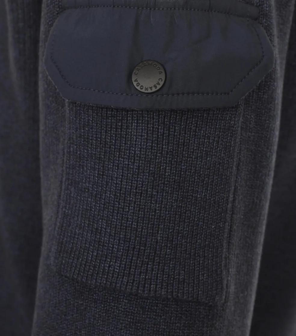 CASA MODA comfort fit vest, blauw