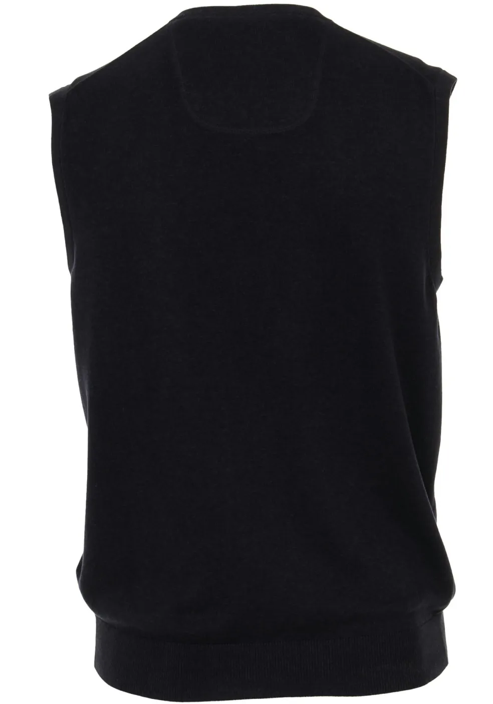 CASA MODA heren spencer katoen, V-hals, donkerblauw