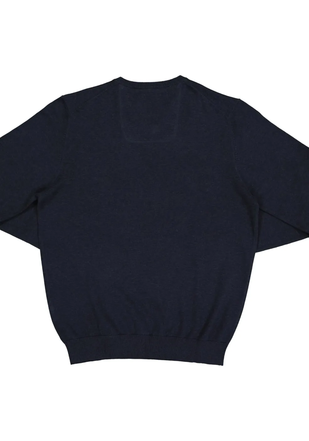 CASA MODA heren trui katoen, V-hals, marine blauw