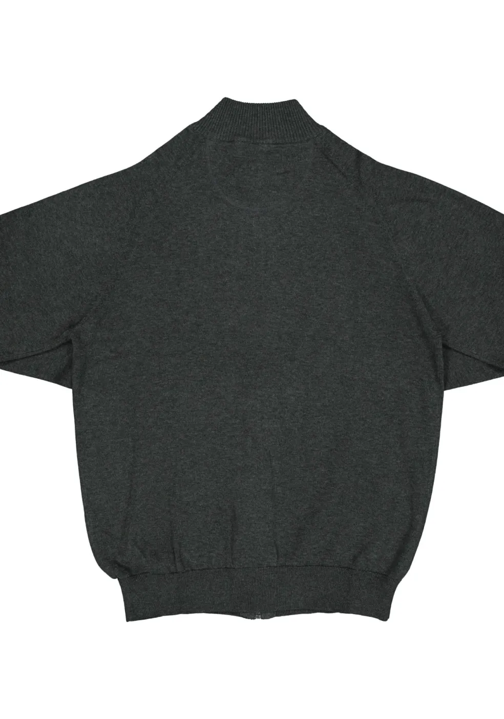 CASA MODA heren vest katoen, met rits, antraciet
