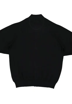 CASA MODA heren vest katoen, met rits, zwart