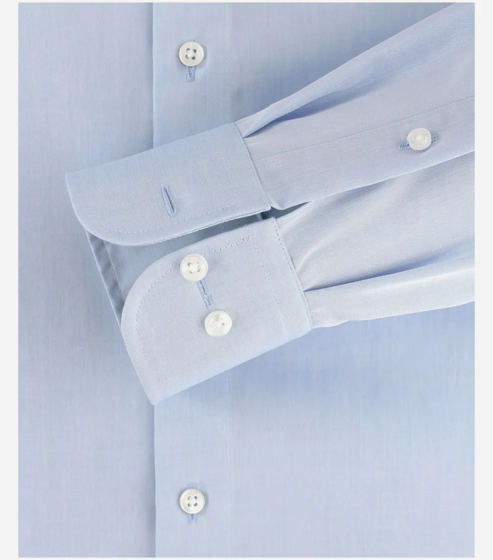 CASA MODA modern fit overhemd, popeline, blauw