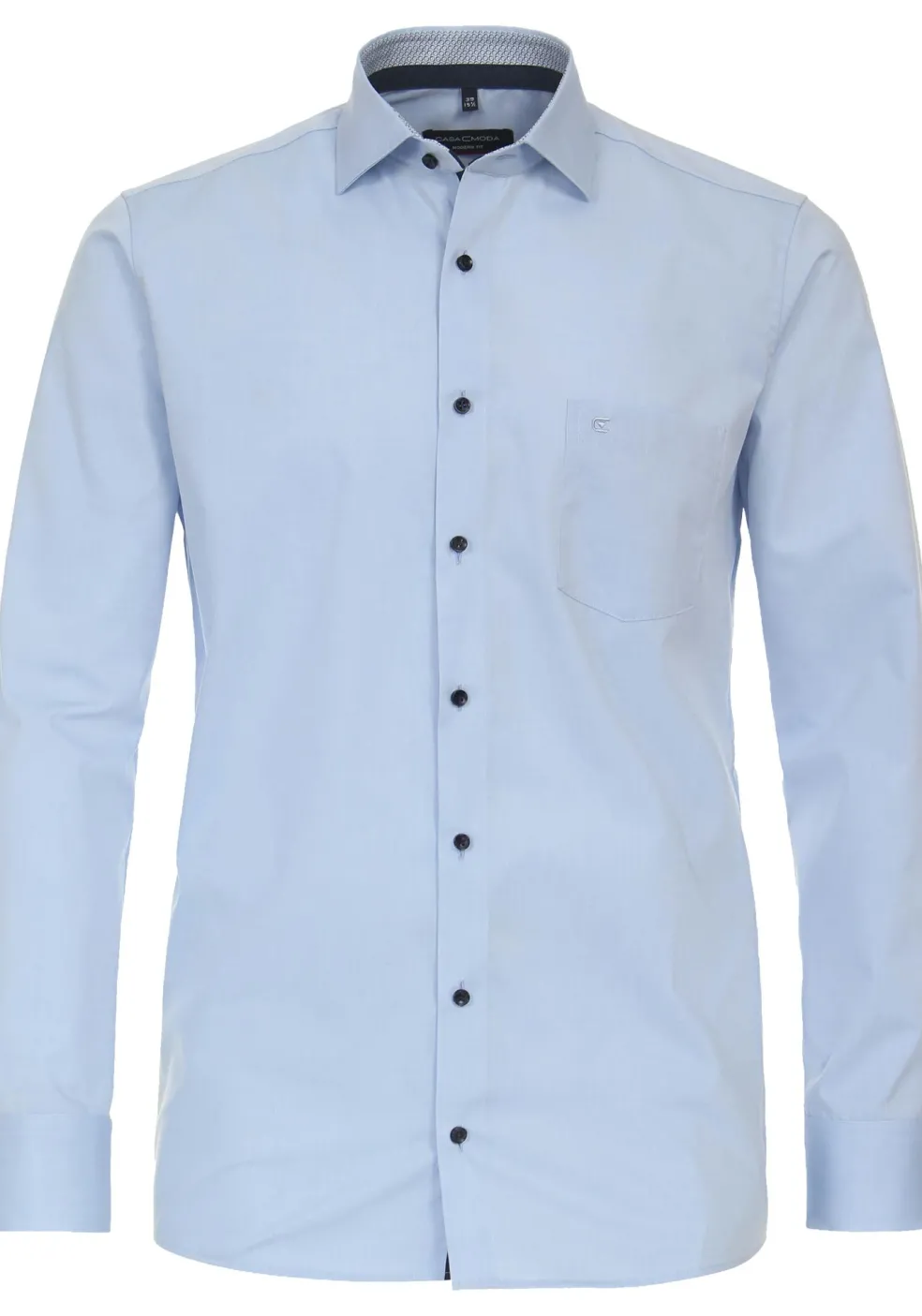 CASA MODA modern fit overhemd, popeline, blauw