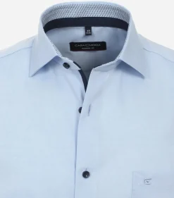 CASA MODA modern fit overhemd, popeline, blauw