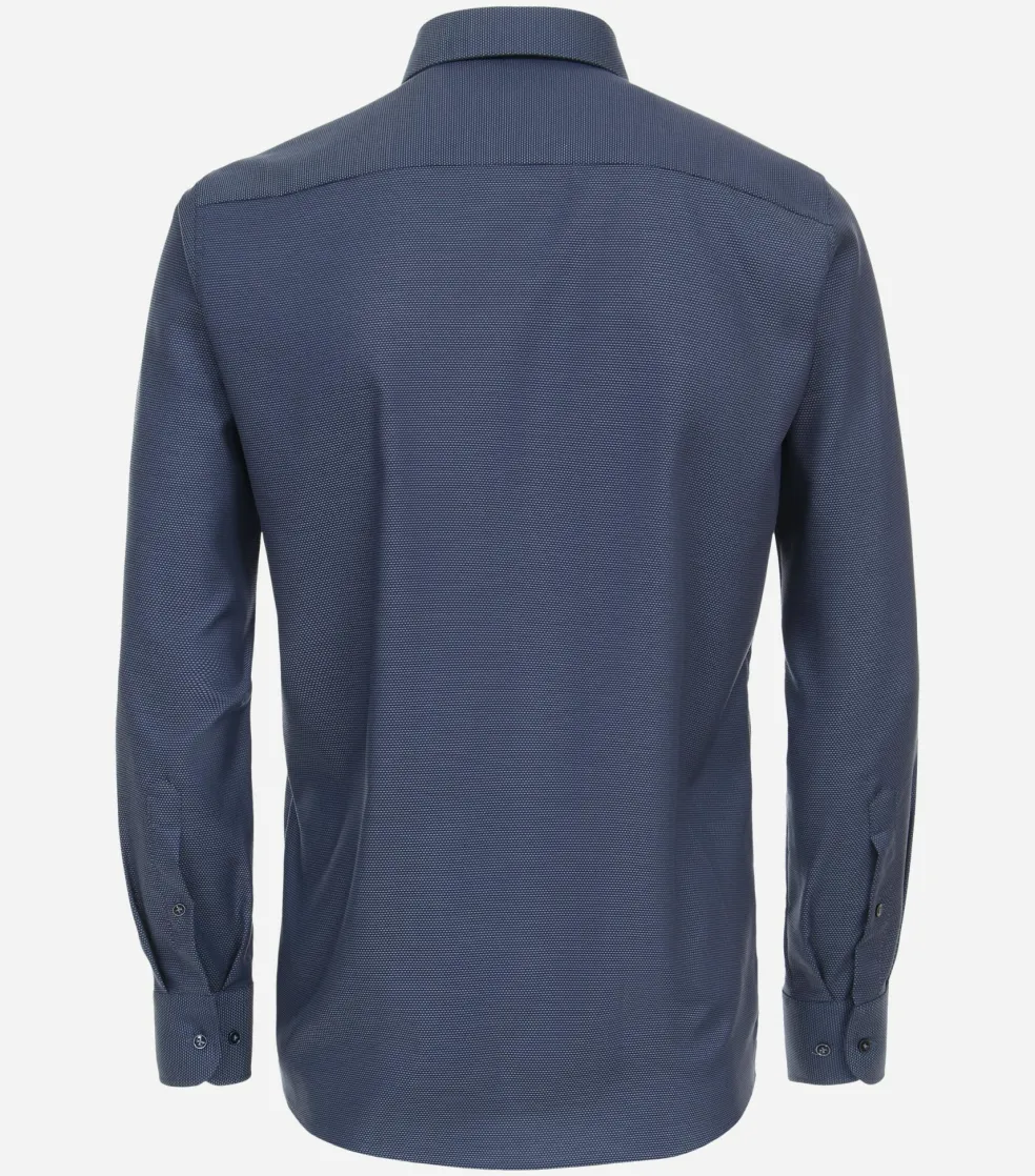 CASA MODA modern fit overhemd, dobby, blauw
