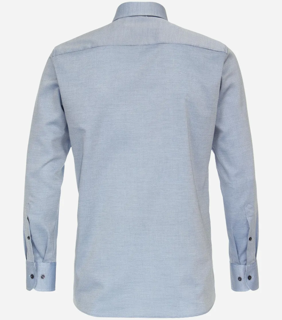 CASA MODA modern fit overhemd, dobby, blauw