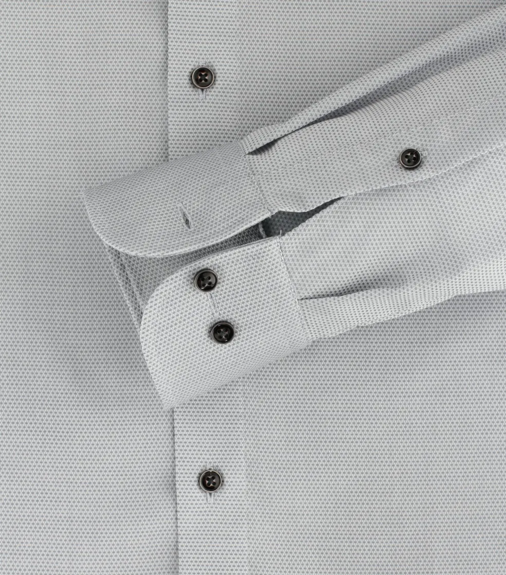 CASA MODA modern fit overhemd, dobby, grijs