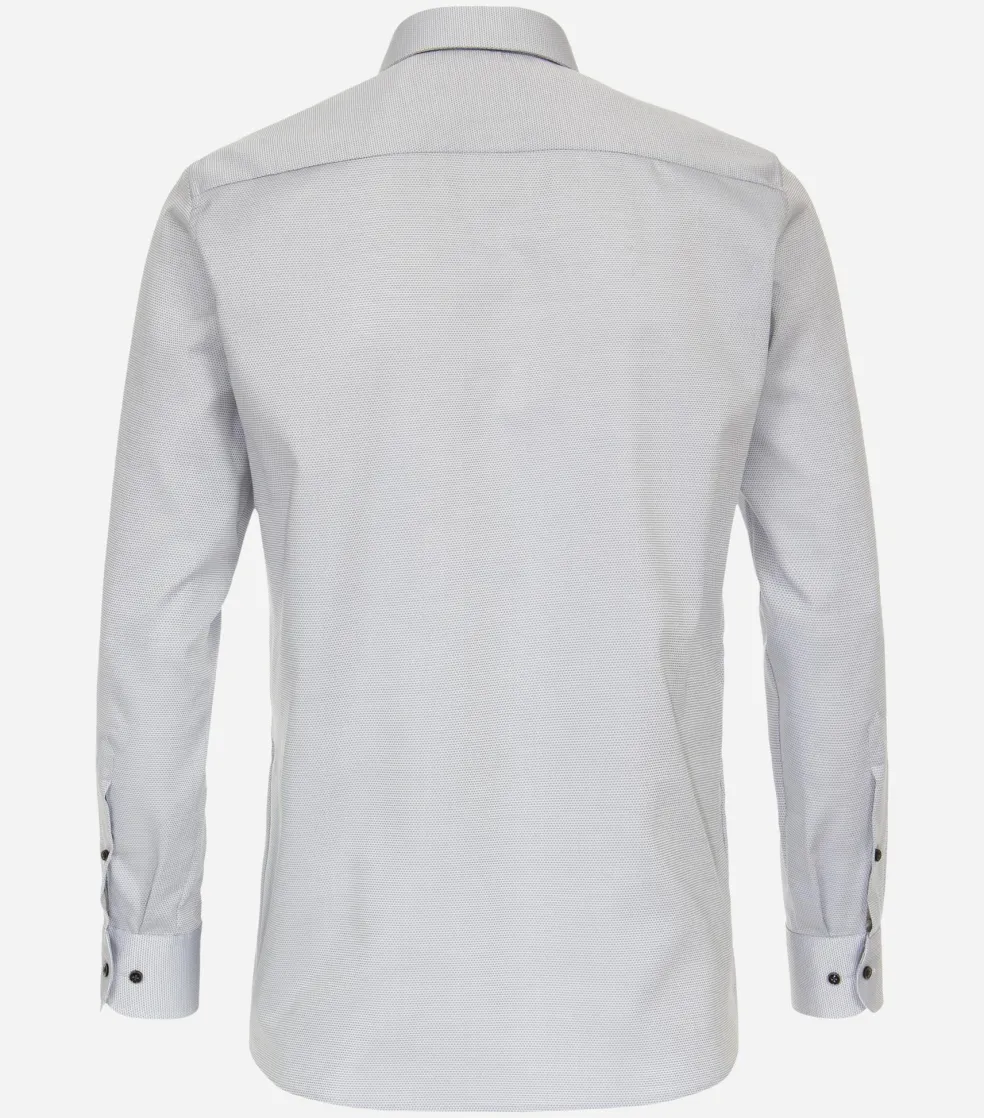 CASA MODA modern fit overhemd, dobby, grijs