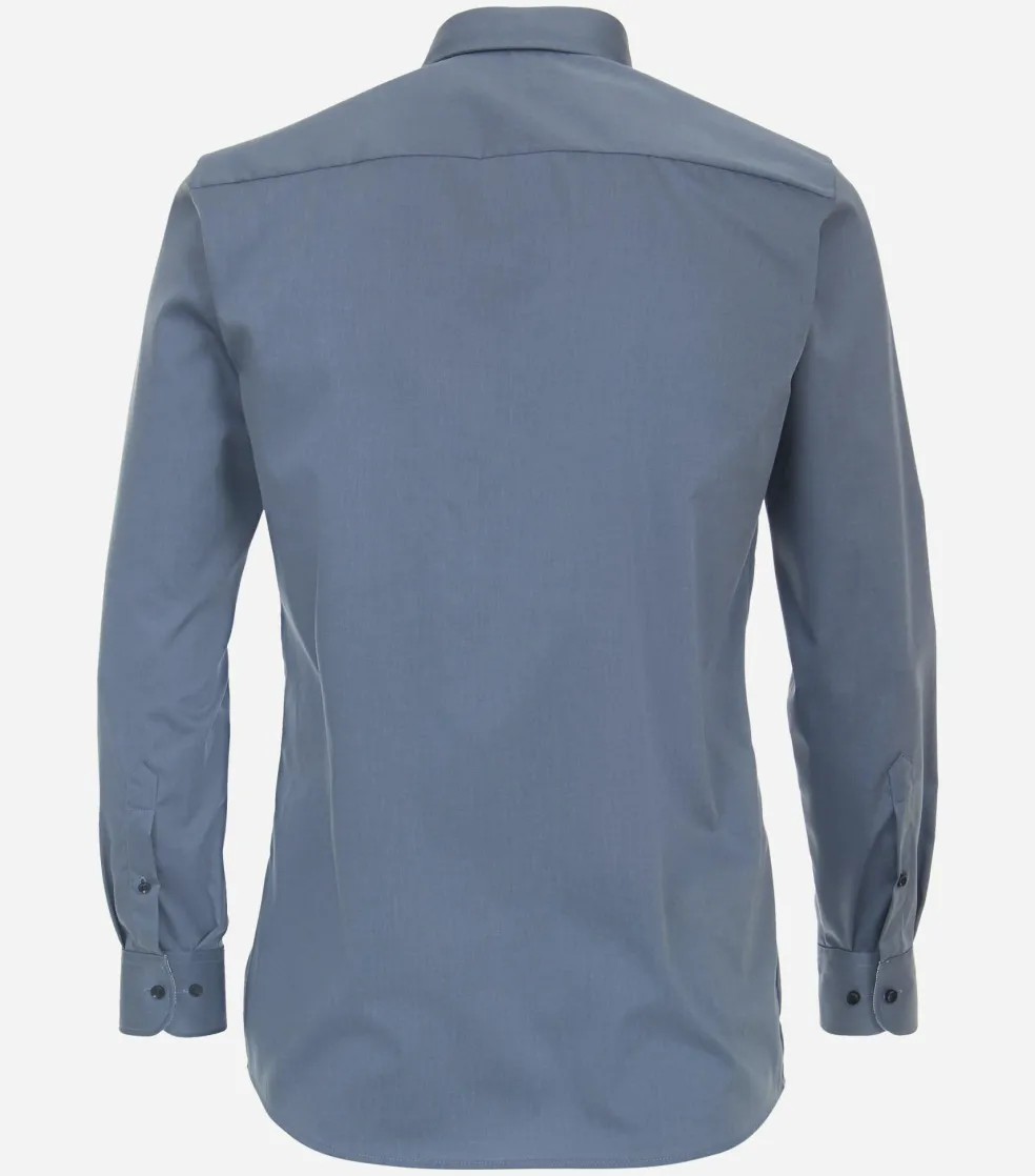 CASA MODA modern fit overhemd, popeline, blauw