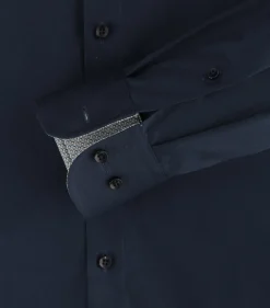 CASA MODA modern fit overhemd, popeline, blauw