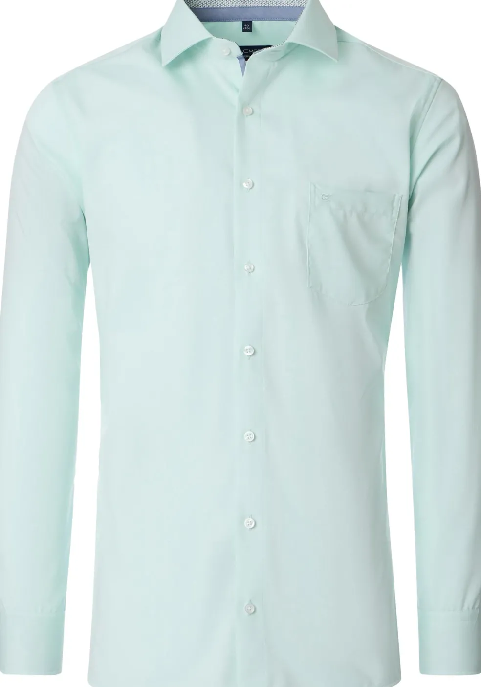 CASA MODA modern fit overhemd, popeline, groen