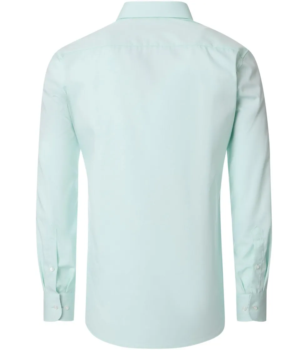 CASA MODA modern fit overhemd, popeline, groen
