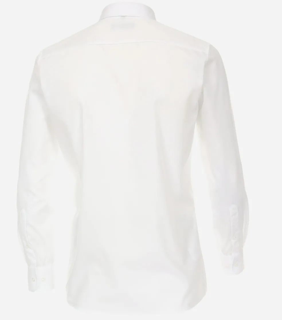 CASA MODA modern fit overhemd, popeline, wit