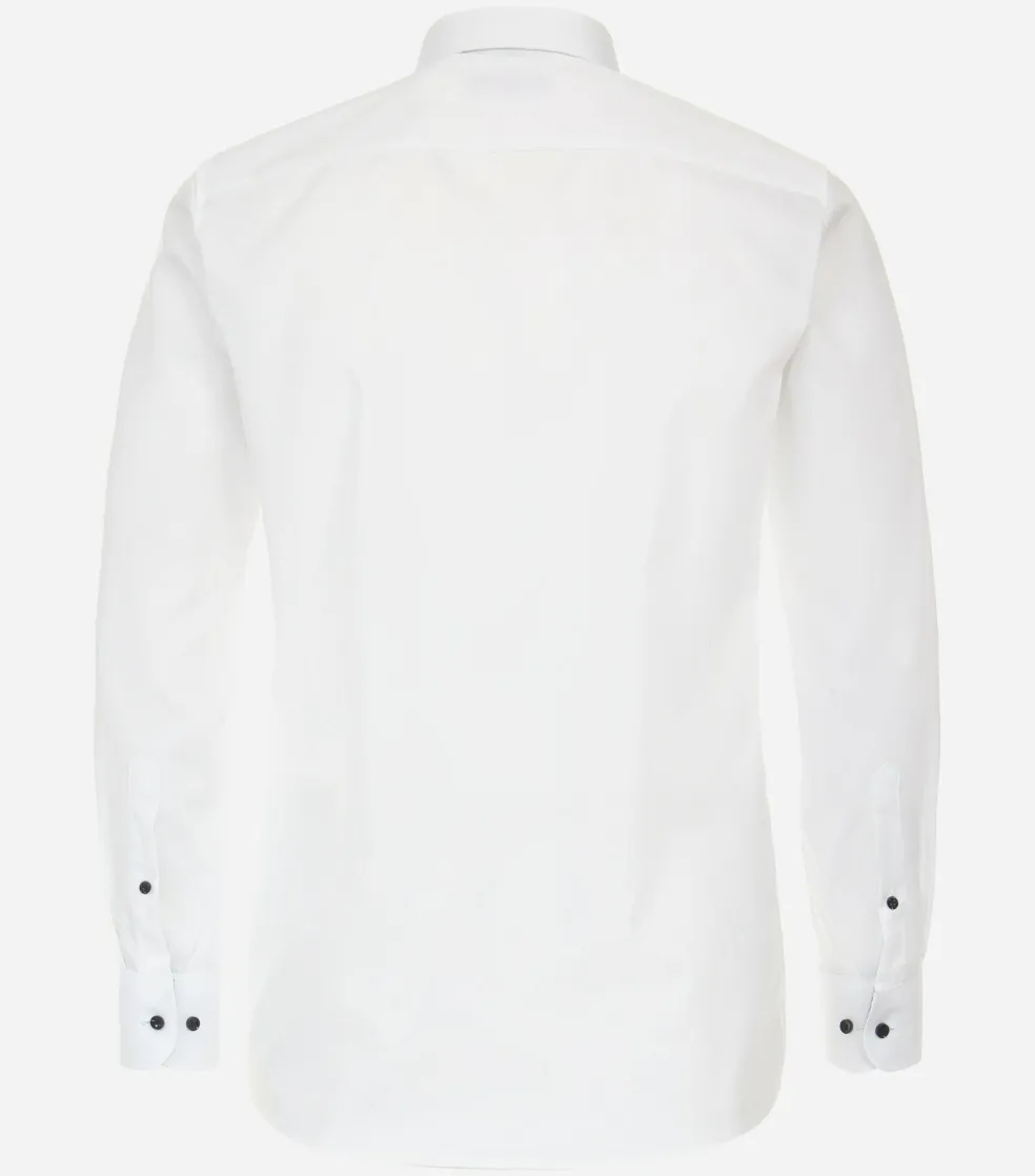 CASA MODA modern fit overhemd, popeline, wit