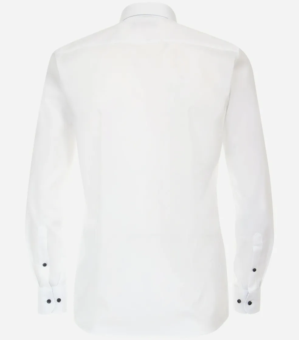CASA MODA modern fit overhemd, popeline, wit