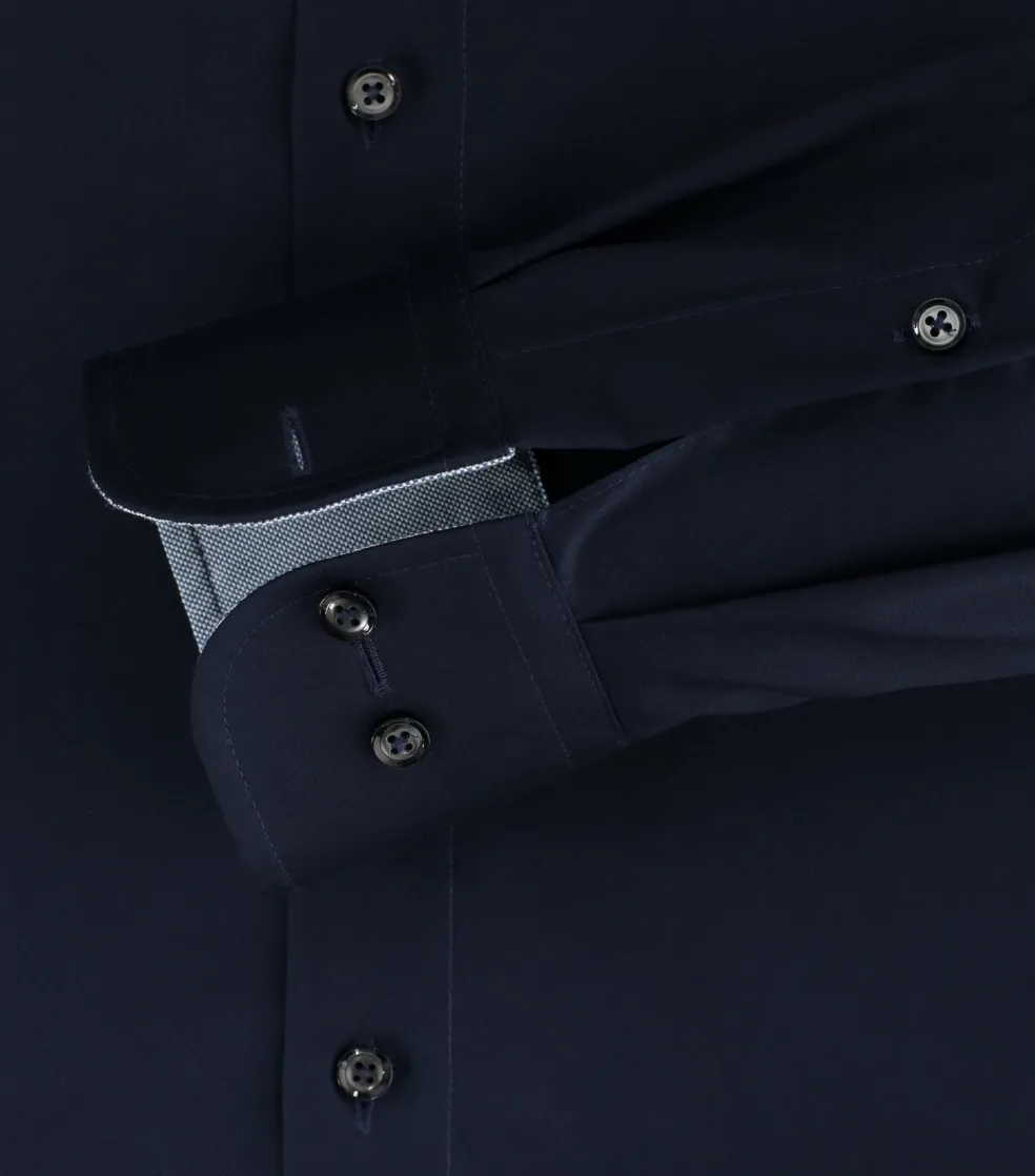 CASA MODA modern fit overhemd, twill, blauw