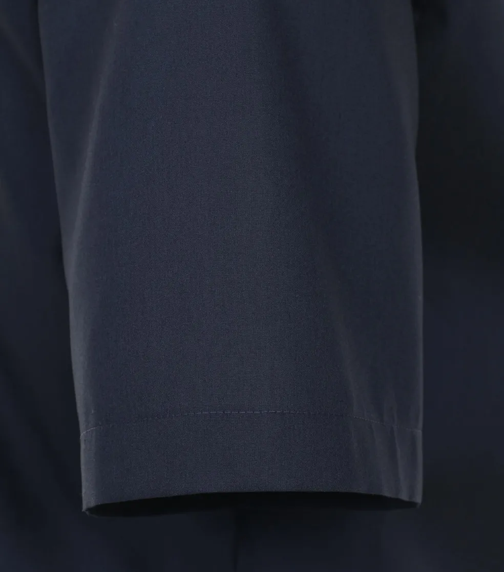 CASA MODA modern fit overhemd, korte mouw, popeline, blauw
