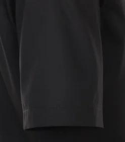 CASA MODA modern fit overhemd, korte mouw, popeline, zwart