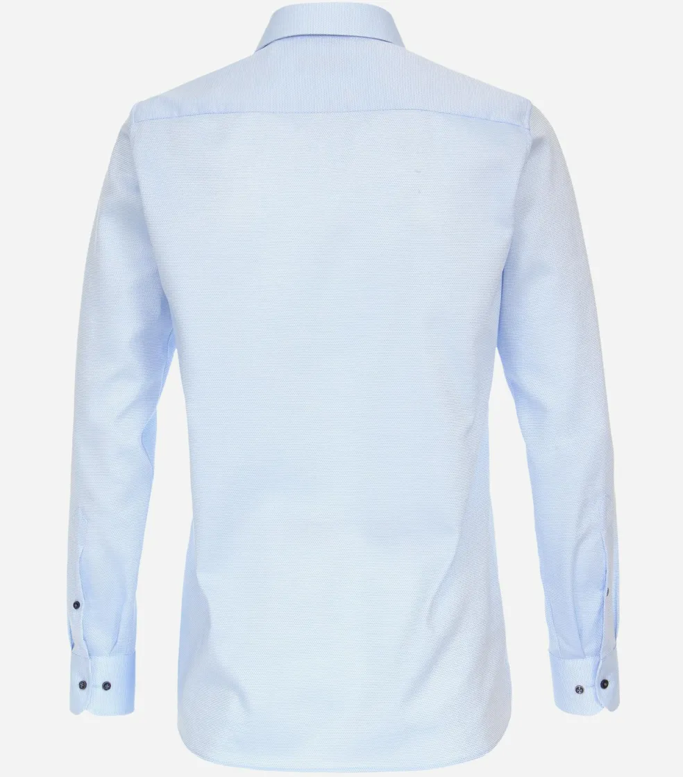 CASA MODA modern fit overhemd, dobby, blauw